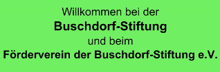 Homepage der Buschdorf-Stiftung